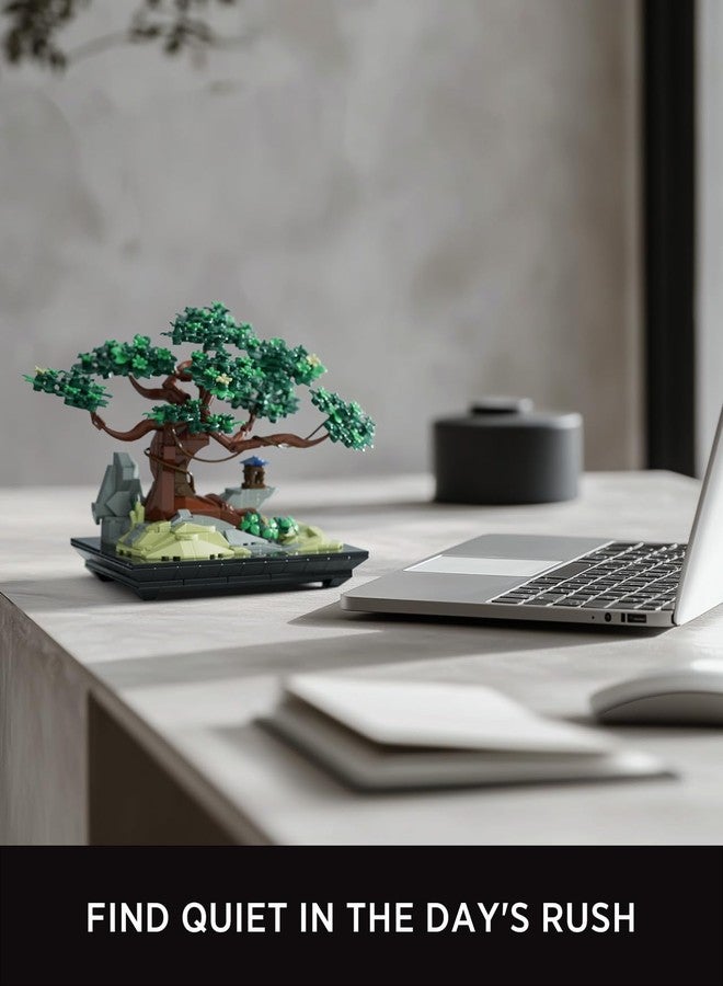 Nifeliz CHAN Bonsai Tree Building Set, Artificial Plant Model Toy for Desk or Home Decor, Peaceful Gift Idea for Adults and Nature Lovers (733 PCS, NF10322) - Image 3